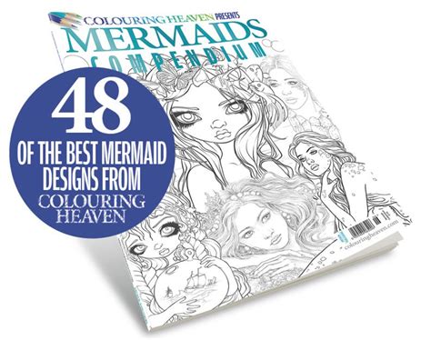 Colouring Heaven Presents Mermaids Compendium Print Magazine Etsy
