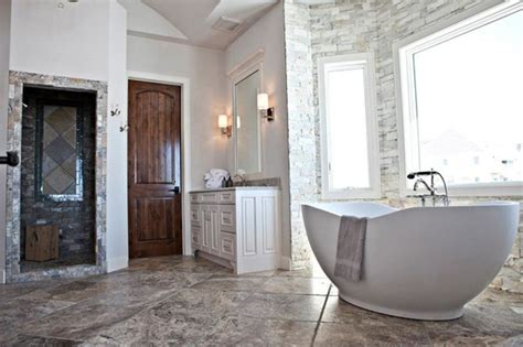 Beautiful Stone Bathrooms With Rustic Style Homemydesign
