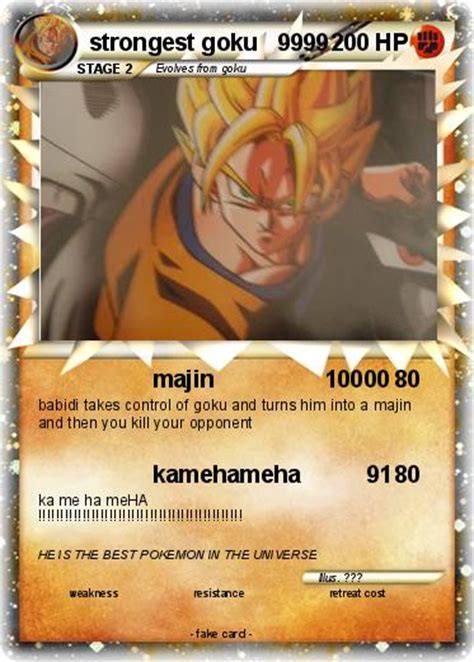 Well you guys asked for it! Pokémon strongest goku 9999 9999 - majin 10000 - My ...