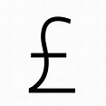 British pound, currency, gbp icon