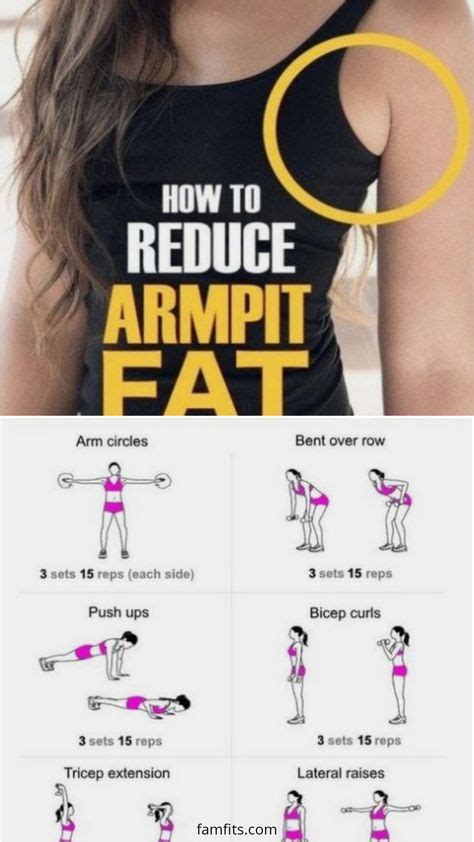 9 Simple Exercises To Get Rid Of Armpit Fat Worĸoυт ѕтυғғ Exercise