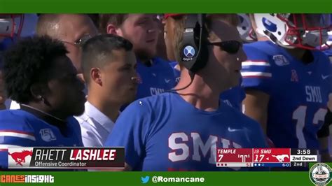 Miami Rhett Lashlee SMU Part 1 SMU Vs Temple YouTube