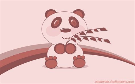 Pink Panda Vector By Scully7491 On Deviantart