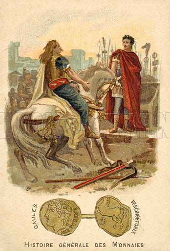 Vercingetorix Submitting To Julius Caesar 52 Bc Stock Image Look And