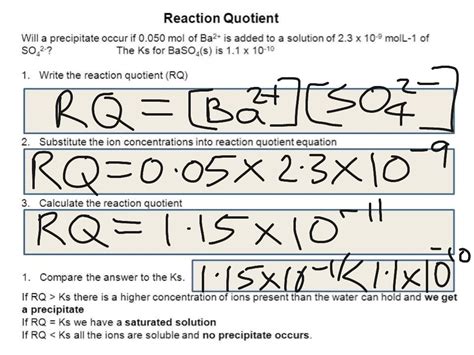 Reaction Quotient Chemistry Equilibrium Showme