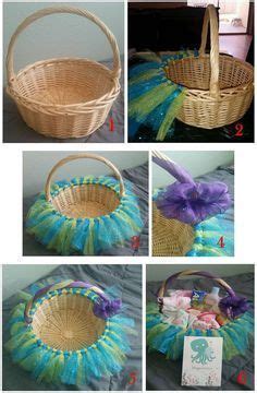 Check spelling or type a new query. Little Mermaid Tutu Basket | DIY Baby Shower Gift Basket ...