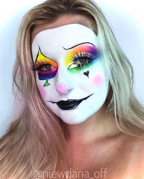 scary clown makeup looks for halloween 2020 the glossychic