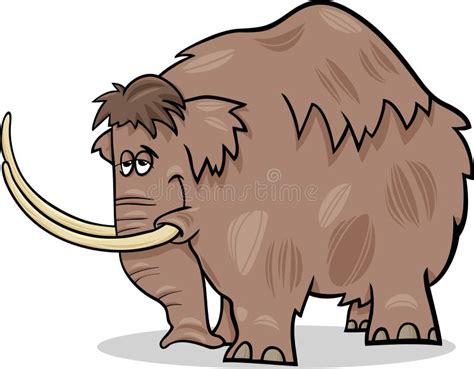 Mammoth Cartoon Illustration Stock Vector Illustration Of Character
