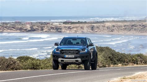 2019 Ford Ranger Raptor Color Performance Blue Front Hd