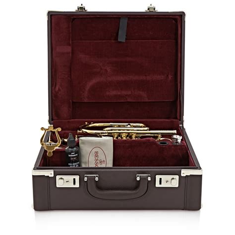 Besson Sovereign Be928g Bb Cornet Clear Lacquer At Gear4music