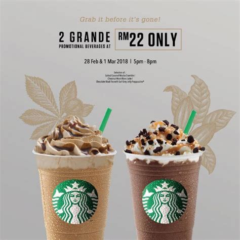 Add this limited edition starbucks card to your collection! Starbucks Malaysia 2 Selected Grande Beverages @ RM22 (28 ...