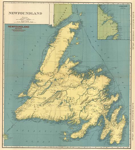 Detailed Newfoundland Map