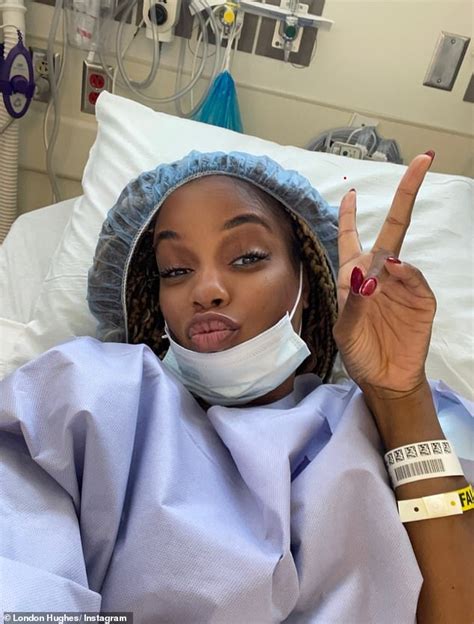 London Hughes Reveals She Has Had Surgery To Remove Four Huge