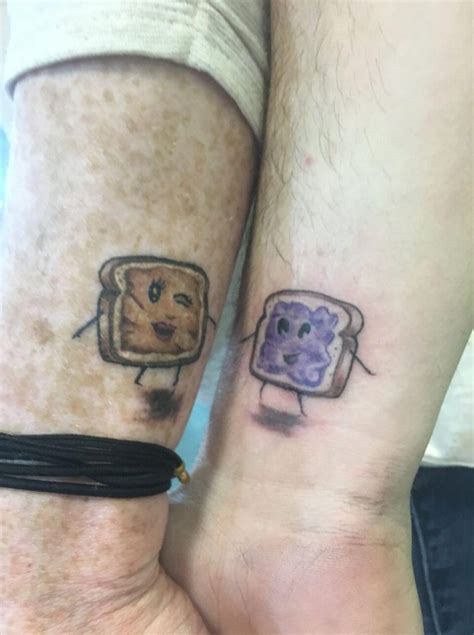 51 Ideas For Peanut Butter And Jelly Tattoos The Latest Trend In Body Art Inked Celeb