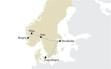One Week Scandinavia By Train Itinerary