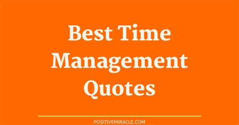 37 Best Time Management Quotes
