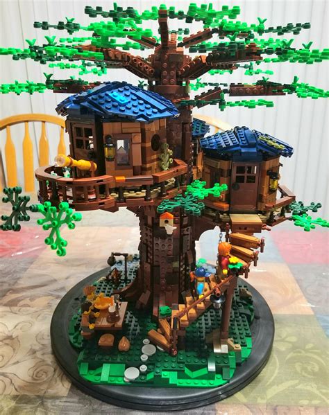 Finally Completed The Lego Ideas Treehouse Set Its More