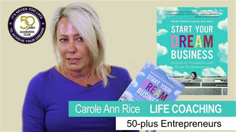 Life Coaching Plus Entrepreneurs Carole Ann Rice Youtube