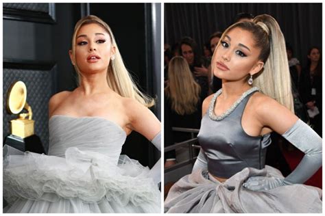 Grammy Awards 2020 Ariana Grande In Giambattista Valli And