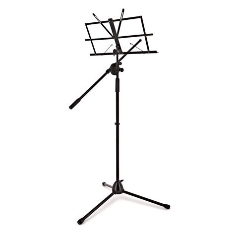 Boom Mic Stand With Music Stand By Gear4music At Gear4music