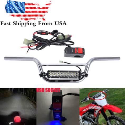 Led Light Bar Headlight Kit For Yamaha Yz125 Yz250 Yz450f Wr250f Wr450