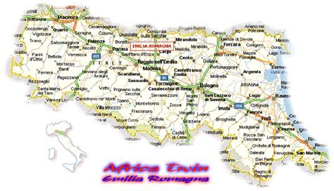 La cartina muta della regione emilia romagna, da stampare gratuitamente. Emilia Romagna Cartina Geografica Dettagliata | onzemolen