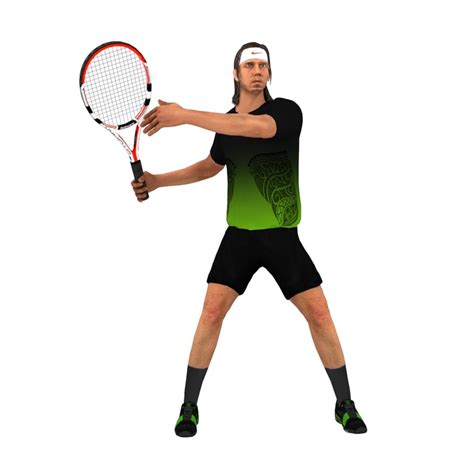 Rigged Tennis Player Animations 3d Max