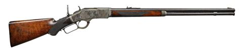 Fantastic One Of A Kind Winchester Model 1873 Deluxe Rimfire Rifle W