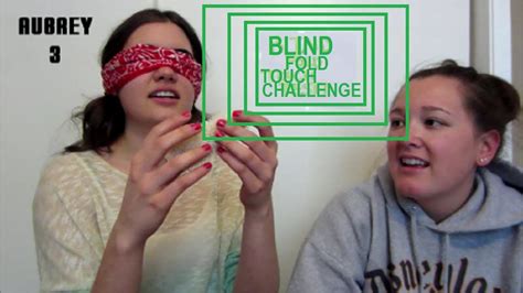 blindfold touch challenge youtube