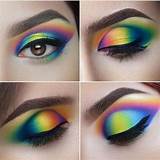 Rainbow Eye Makeup