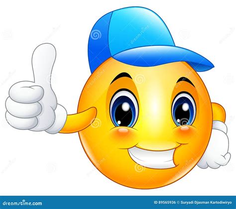 Cartoon Emoticon Giving Thumb Up Royalty Free Vector Image Emoticon Images