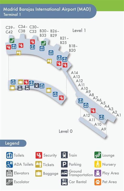 Madrid Airport Terminal 1 Map Zip Code Map