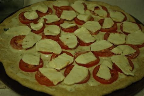 cooking baking and home making easy tomato basil white pizza with fresh mozzarella