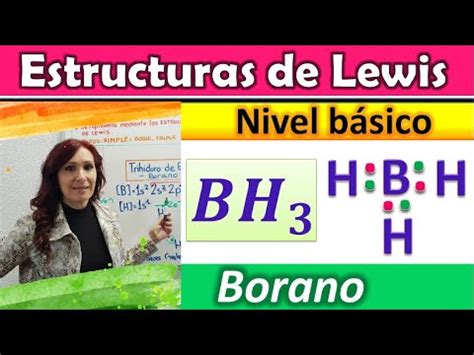 ESTRUCTURAS DE LEWIS DEL BORANO BH3 TRIHIDRURO DE BORO Geometría