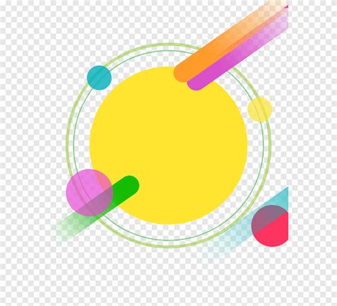 Free Download Round Multicolored Circle Geometry Shape Irregular