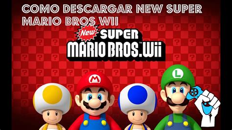 El fontanero italiano se ha convertido por m�ritos propios en el h�roe de videoconsolas m�s carism�tico. Como Descargar New Super Mario Bros WII Para PC Comprimido ...