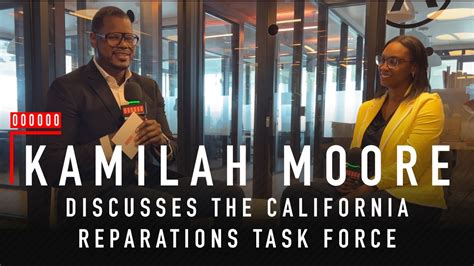 Interview With Kamilah Moore Of The California Reparations Task Force Youtube