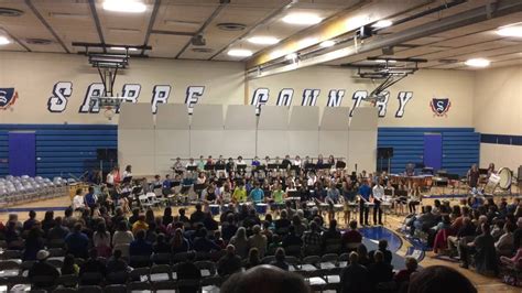 Sartell Middle School Band Concert Percussion Soli Light Show Youtube