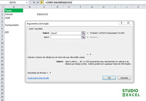 Contagem Excel Você precisa conhecer e aprender a utilizar