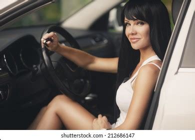 Sexy Woman Naked Car Shutterstock