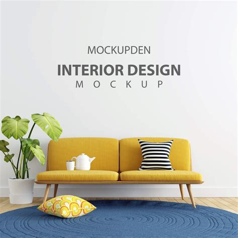 Free Interior Design Mockup Psd Template Mockup Den