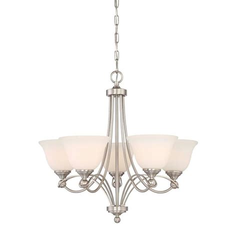 Simplistically stylish, this ceiling lightsimplistically stylish, this ceiling light will boost the brightness in any room inside your home. Home Decorators Collection 5-Light Antique Nickel ...