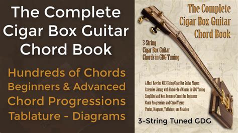 The Complete Cigar Box Guitar Chord Book New Release YouTube