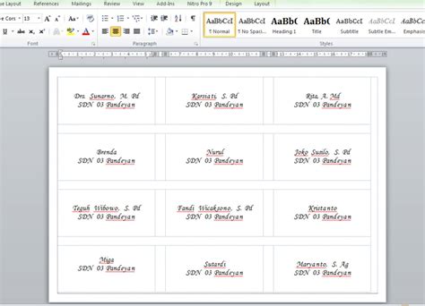 Download Template Label Undangan Pernikahan Ms Word Tukangketik