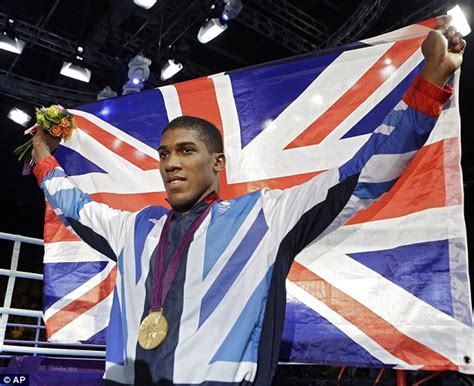 London Olympics 2012 Gold Medal Winning Boxer Anthony Joshua Pictured