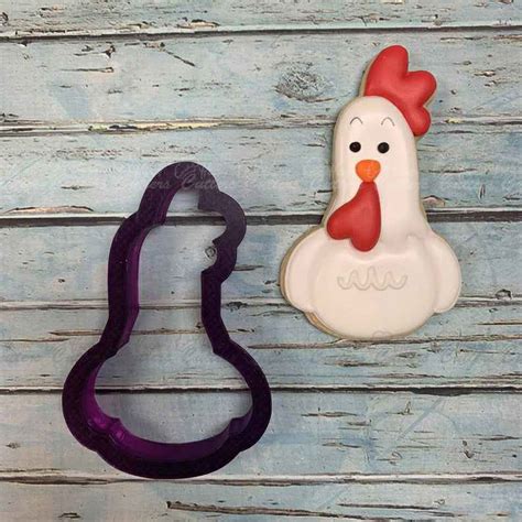 Chicken Or Sitting Chicken Cookie Cutter And Fondant Cutter And Clay