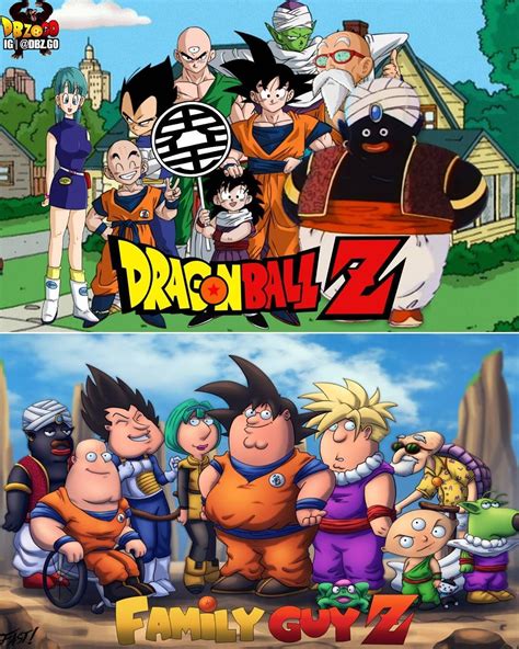 Trending images, videos and gifs related to dragon ball z! Dragonball Z or Family Guy Z? A dbz.go Original inspiration @splash_king_ please give credit if ...