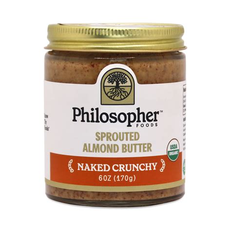 Philosopher Foods Sprouted Almond Butter Naked Crunchy Thrive Market