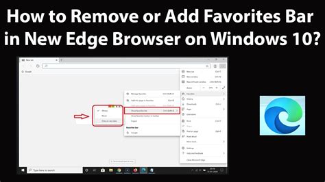 How To Remove The Favorites Bar From Microsoft Edge New Tab Bitwarsoft Images