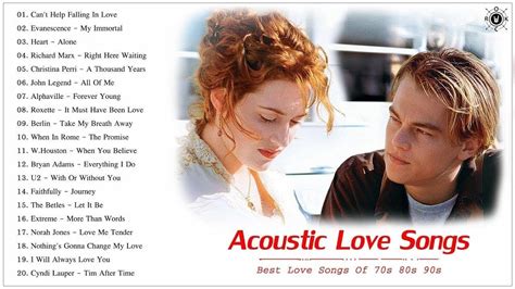 Acoustic Love Songs 70s 80s 90s Greatest Hits Love Songs Of All Time Youtube